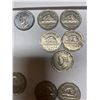 Image 7 : Canada Nickels 5 Cents 1940-1949 18 Pieces