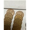 Image 2 : Canada Pennies 1 Cent 10 Coins for Each year 1965-1969 50 Pieces