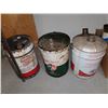 Image 2 : 3 five gallon oil tins - Imperial, B/A, Texaco