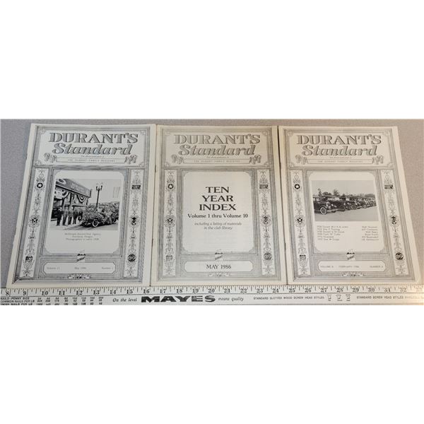 (3) The Durant family registry