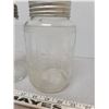 Image 3 : 2 vintage Nabob jars with maple leaf lids