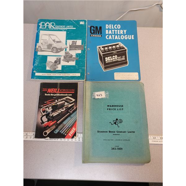 4 1960's-70's catalogues