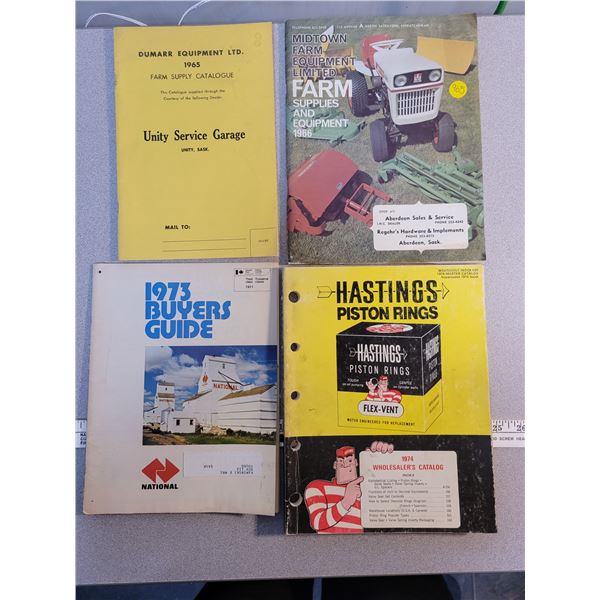 4 1960, 1970's catalogues