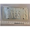 Image 2 : 1972 Iowa license plate