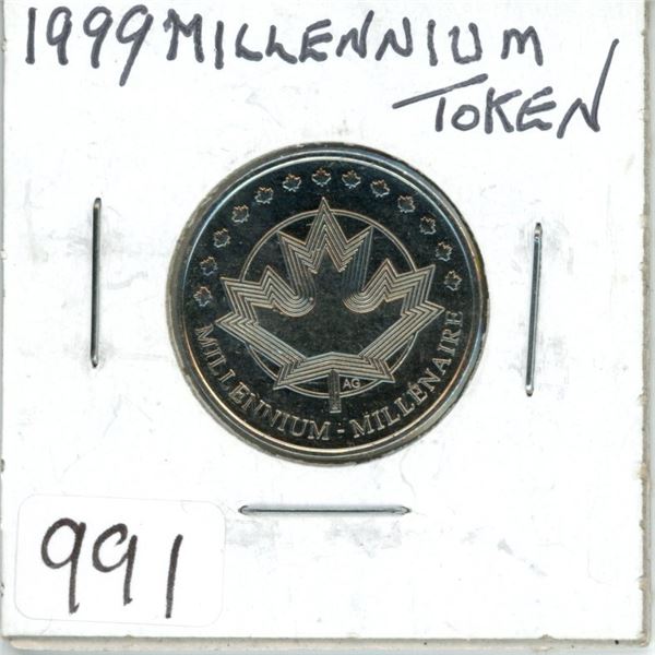 1999 Royal Canadian Mint Millennium medal. Uncirculated.