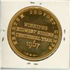 Image 2 : 1967 Manitoba Golden Boy medal. Issued by Khartum Provost Corps of the Winnipeg Shriners. A beautifu