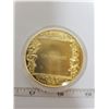 Image 2 : Ancient Greece Medals Series. Calf-Bearer. Beautiful Gold-Plated bronze medal measuring 50mm and wei