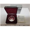 Image 1 : 1988 Saint-Maurice Silver Dollar. Proof. 250th Anniversary of Canada’s first heavy industry. In case