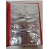 Image 2 : Coin Stock Book. Red Uni-Safe 60 pocket album for housing coins in 2X2s. Near New condition.