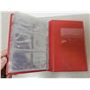 Image 3 : Coin Stock Book. Red Uni-Safe 60 pocket album for housing coins in 2X2s. Near New condition.