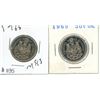 Image 1 : 1968 & 1969 canada 50 cents