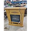 Image 1 : electric fire place -works well
