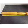 Image 3 : vintage wooden nightstick marked "L.W. Lowrie Marwayne, Alta"