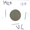 Image 1 : 1929 canada 10 cents