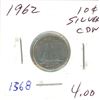 Image 1 : 1962 Canada 10 cents