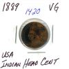 Image 1 : 1889 USA 1 cent