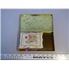 Image 3 : Flat Christmas tin with cards from circa 1912