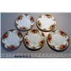 Image 1 : 55. Royal Albert Old Country Rose bread and butter plates, 6 ¼, Made in England (5)