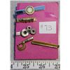 Image 1 : 73. Lot of tie clips on card (5)