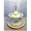 Image 3 : 97. Christmas tiered porcelain cake stand, Lennox, USA