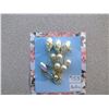 Image 2 : 153. Gold tone broaches with faux pearls, Lisner and Austria