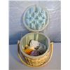 Image 3 : 273. Sewing basket and contents