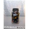 Image 1 : 274. Nabob glass coffee jar of vintage buttons