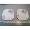Image 1 : 307. Shelley sandwich plates, 6½”, Dog Rose pattern, circa 1925-40 (2)