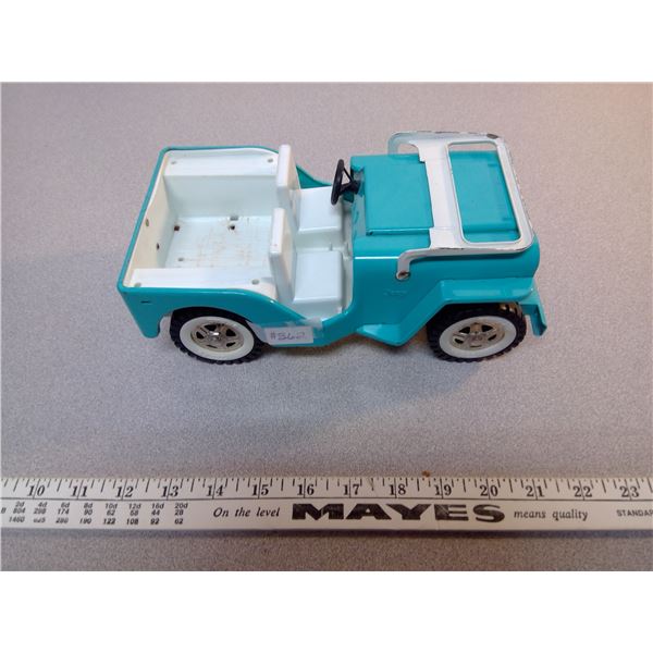 362. Turrquise Tonka Jeep, 1960’s, pressed steel and plastic