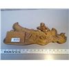 Image 2 : 388. Courier de bois wood carving and muskrat cap