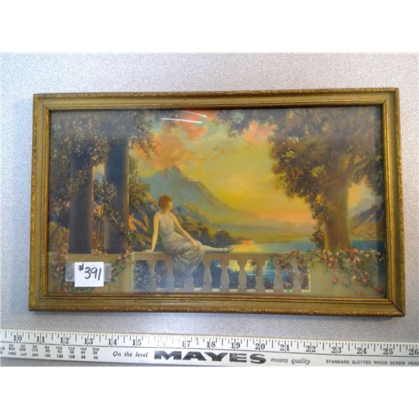 391. Print, Sunset Dreams, by R. Atkinson Fox, 1860-1935