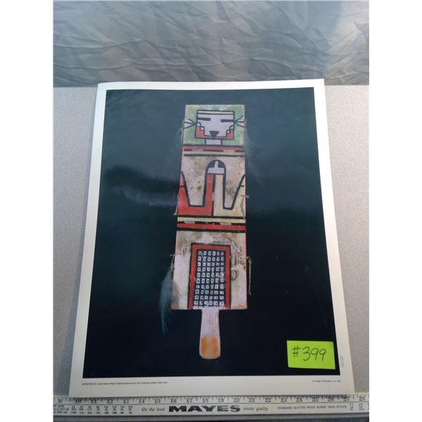 399. Art Poster, Hopi Dance Wand, National Museum of the American Indian, , NY, 1991