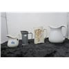 Image 1 : 4 jugs, one pewter