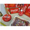 Image 3 : Collection of Coca Cola items (one hockey puck Weyburn Redwings)