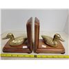 Image 1 : Book ends - brass ducks