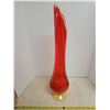 Image 3 : Orange vase - 23" high