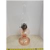 Image 1 : Pink depression glass lamp