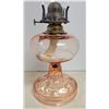 Image 2 : Pink depression glass lamp