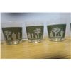 Image 3 : Set of 6 1950's short glasses