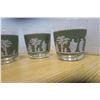 Image 4 : Set of 6 1950's short glasses