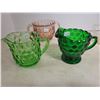 Image 2 : 4 Cream & sugars depression glass