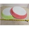Image 4 : 2 Pyrex pie plates - res & green