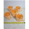 Image 1 : 5 Fire King mugs high lustre