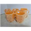 Image 3 : 5 Fire King mugs high lustre