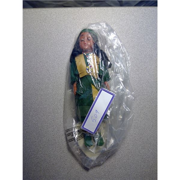 Plastic Native American Doll