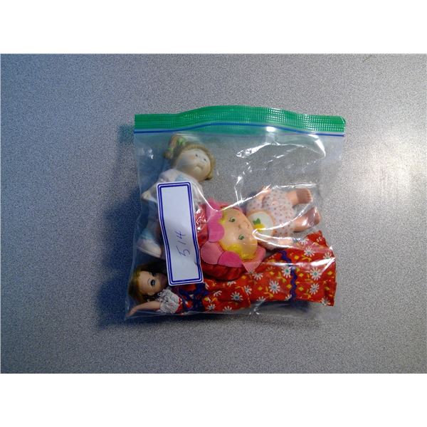 1 Porcelain Doll, 2 Plastic Dolls