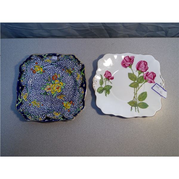 2 Plates, 1 Royal Winton