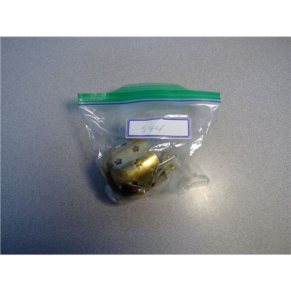 Brass Candle Holder and Cat Stature