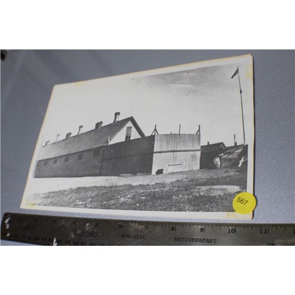 Fenced Area where Reil was Hung at N.W.M.P. Depot