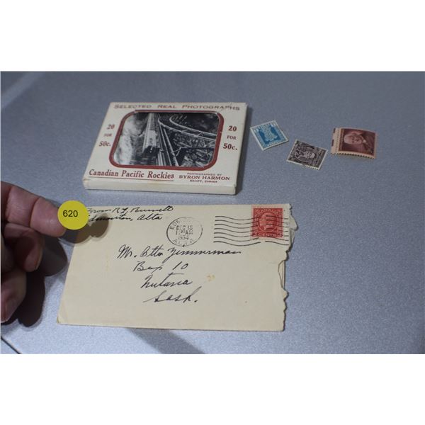 CPR 20 Photographs & Nutana Sask. Letter